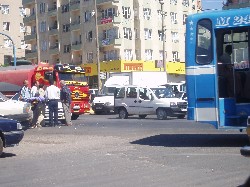 Sakıp SABANCI Bulvarındaki kaza az kalsın zincirleme kaza olacaktı...